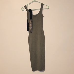 AKIRA light green midi size small with belt.